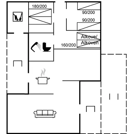 Odsten - 1km From The Sea By Interhome *